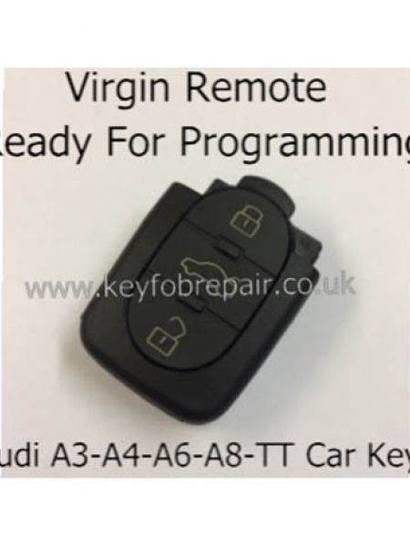  Audi 3 Button Virgin Remote Key Fob-A3 A4 A6 A8 TT
